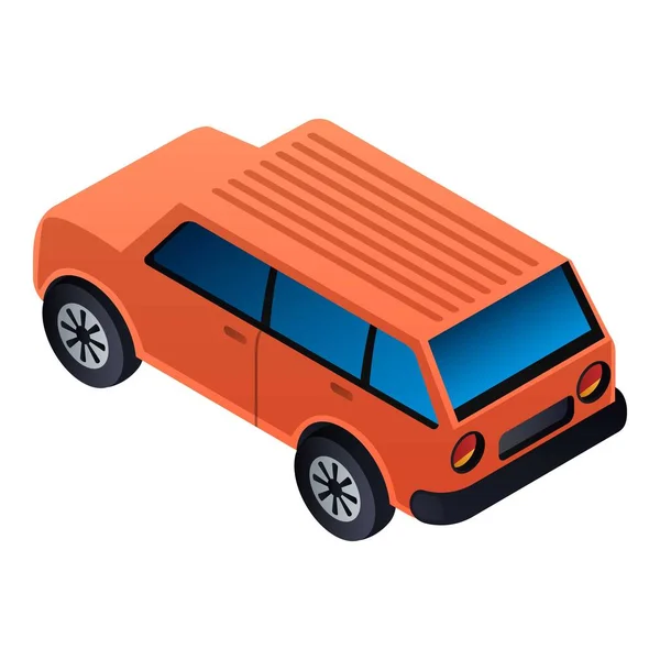 Icono de coche SUV, estilo isométrico — Vector de stock