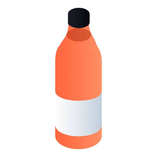 Flasche mit Frostschutzmittel, isometrischer Stil — Stockvektor