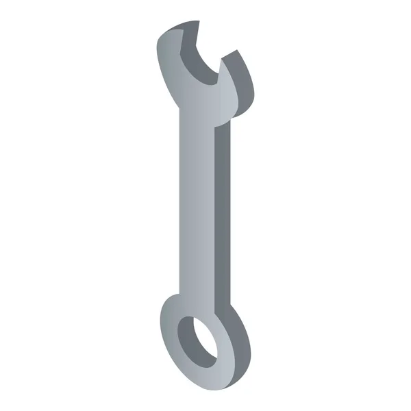 Icono de herramienta clave de garaje, estilo isométrico — Vector de stock