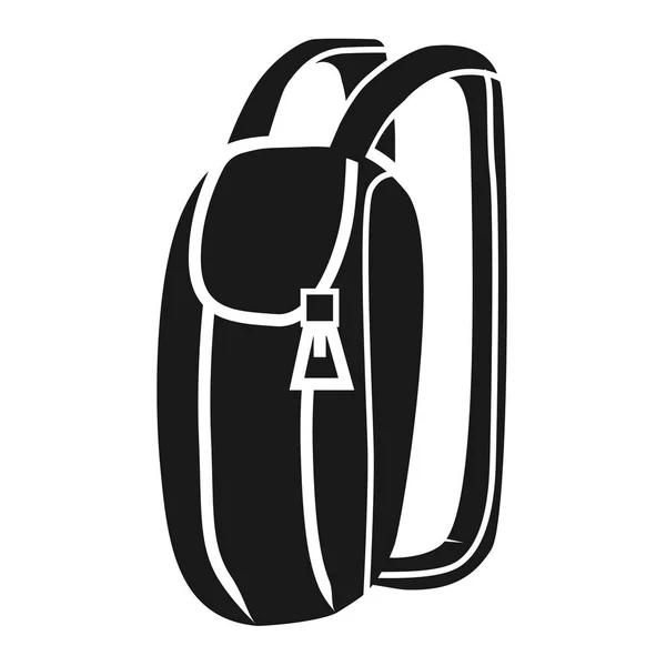 Icono de mochila ligera, estilo simple — Vector de stock