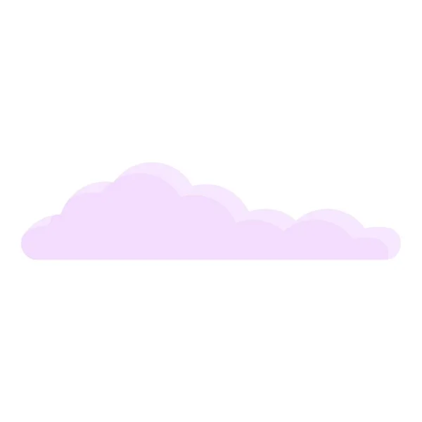 Icône nuage coucher de soleil, style dessin animé — Image vectorielle