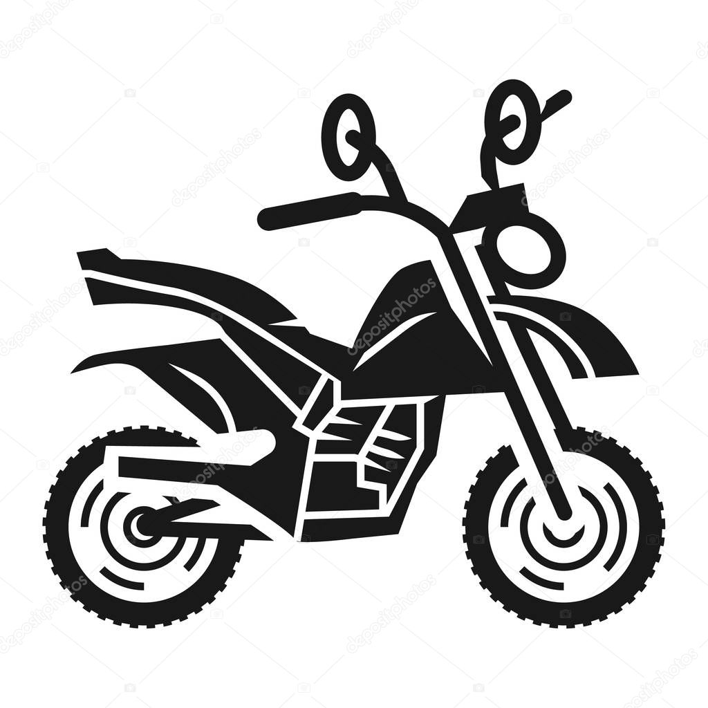 Motocross Bike Icon Simple Illustration Of Motocross Bike Vector Icon For Web Design Isolated On White Background Premium Vector In Adobe Illustrator Ai Ai Format Encapsulated Postscript Eps Eps Format