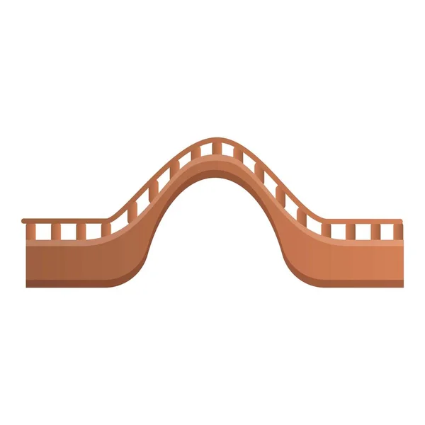 Ikone der italienischen Brücke im Cartoon-Stil — Stockvektor