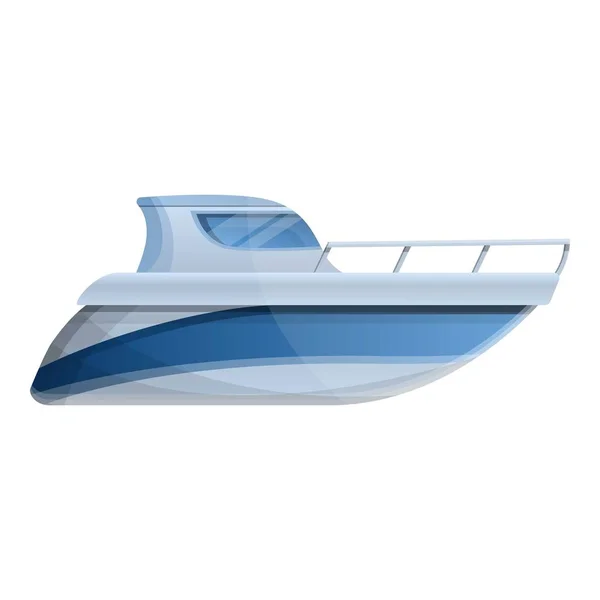 Motor boat icon, cartoon style — Stock Vector