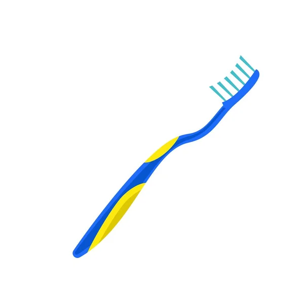 Icono de cepillo de dientes moderno, estilo plano — Vector de stock