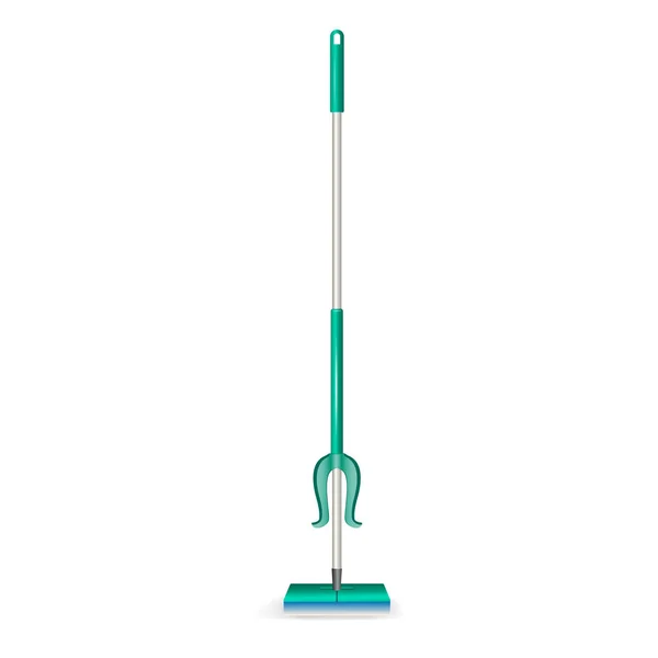 Icona Mop, stile realistico — Vettoriale Stock