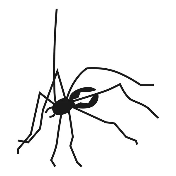 Wild spider icon, simple style — Stock Vector
