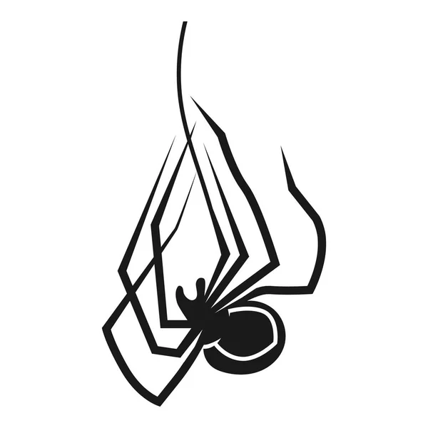 Smrti spider ikona, jednoduchý styl — Stockový vektor