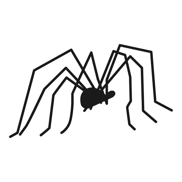 Natural spider icon, simple style — Stok Vektör