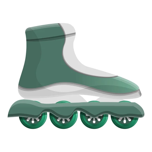 Inlineskates-Ikone im Cartoon-Stil — Stockvektor