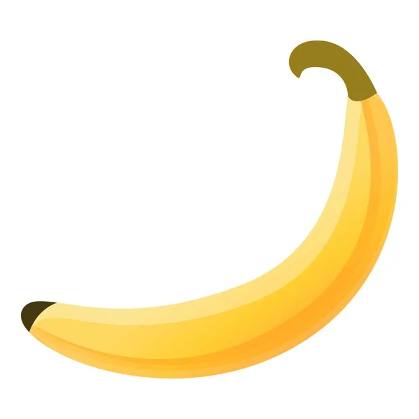 Hele banaan icoon, cartoon stijl — Stockvector