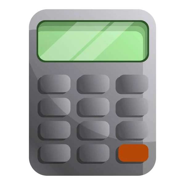 Ikona kalkulačky, kreslený styl — Stockový vektor