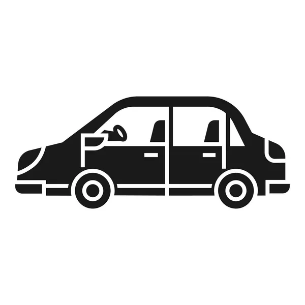 Gasoline car icon, simple style — Stock Vector
