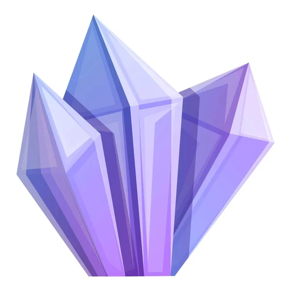 Magic Crystal ikon, tecknad stil — Stock vektor