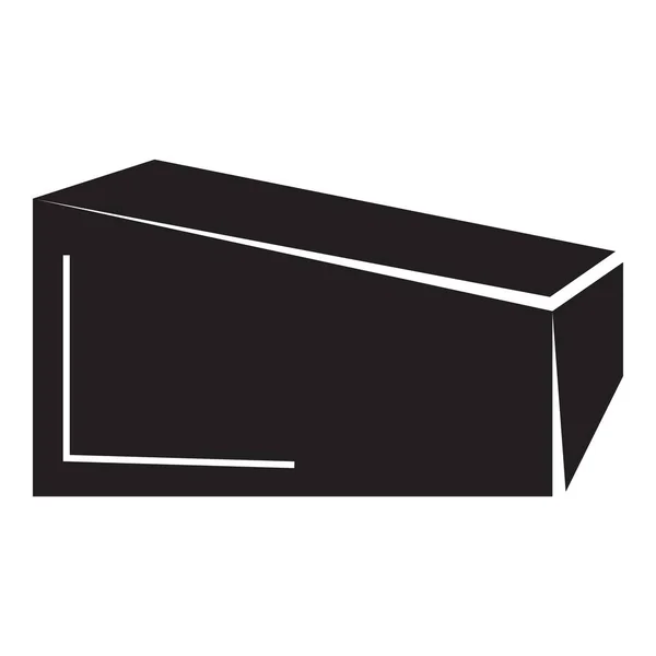 Піктограма коробки скейт-парку, простий стиль — стоковий вектор