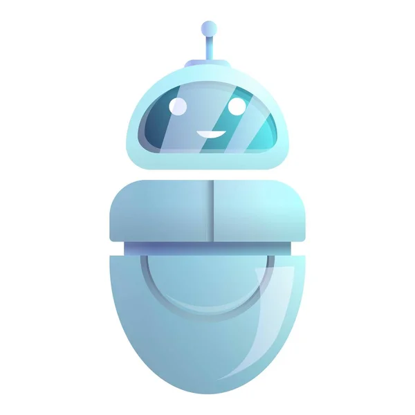 Smartphone chatbot icoon, cartoon stijl — Stockvector