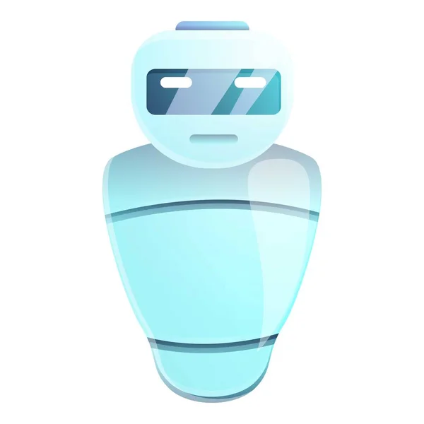 Online chatbot icona, stile cartone animato — Vettoriale Stock