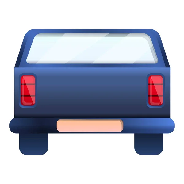 Achterzijde van pickup icoon, cartoon stijl — Stockvector