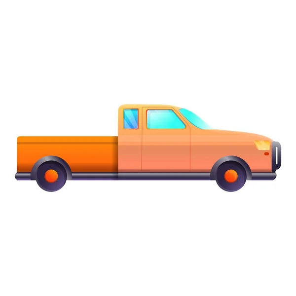 Lato icona del pick-up, stile cartone animato — Vettoriale Stock
