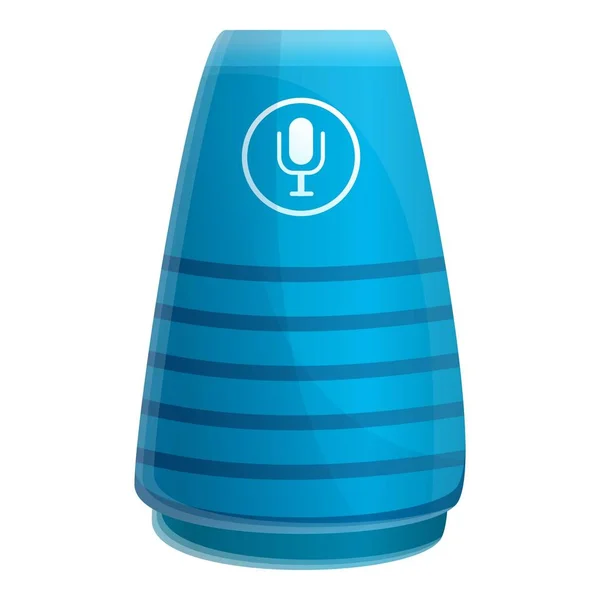 Blauwe slimme speaker icoon, cartoon stijl — Stockvector