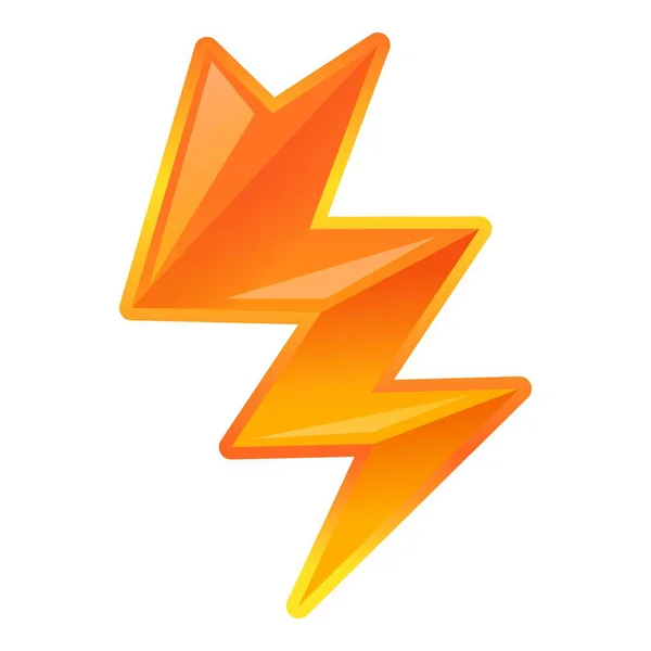 Arrow lightning bolt icon, cartoon style — Stock Vector