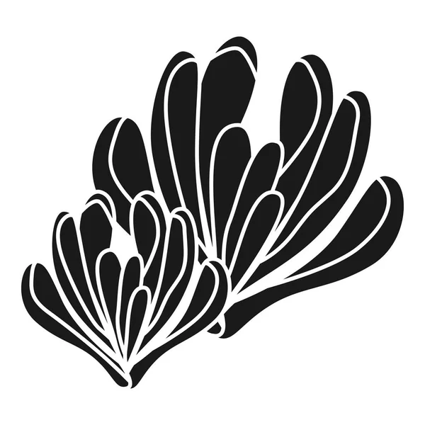 Aloe roślin ikona, prosty styl — Wektor stockowy