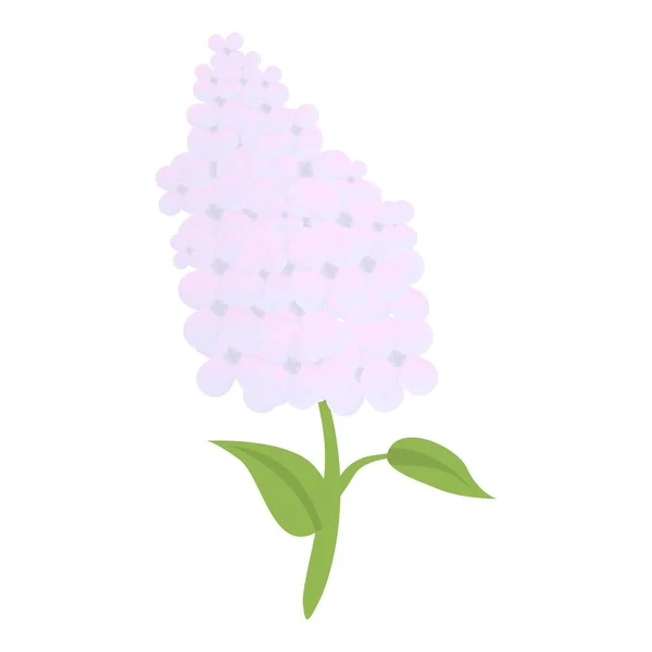 Icône lilas coloré, style dessin animé — Image vectorielle