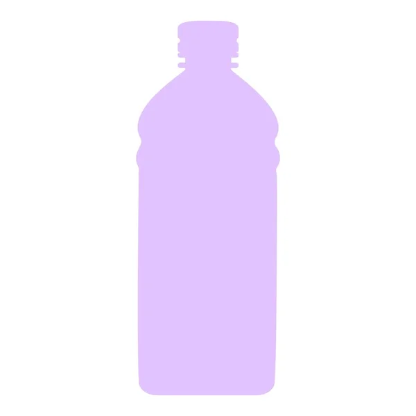 Ikona butelki wody, płaski styl — Wektor stockowy