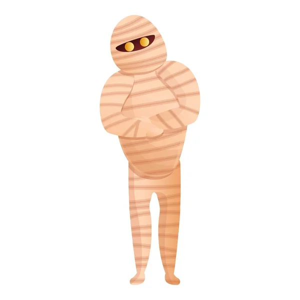 Mısır mumya simgesi, karikatür tarzı — Stok Vektör