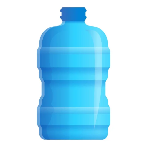 Sana icona della bottiglia di acqua, stile cartone animato — Vettoriale Stock