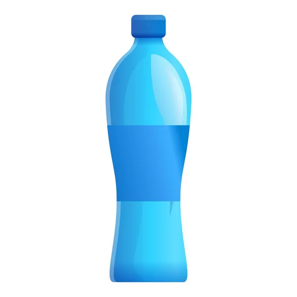 Aqua minerale fles pictogram, cartoon stijl — Stockvector