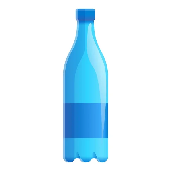 Freschezza aqua bottiglia icona, stile cartone animato — Vettoriale Stock