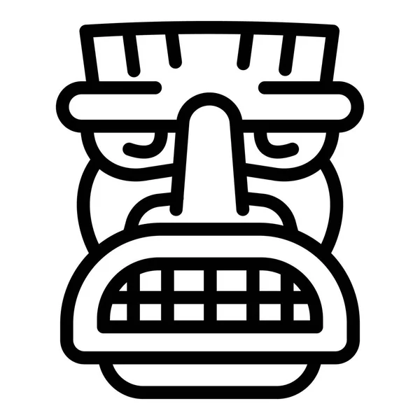 Egzotikus bálvány Isten ikon, vázlat stílusú — Stock Vector