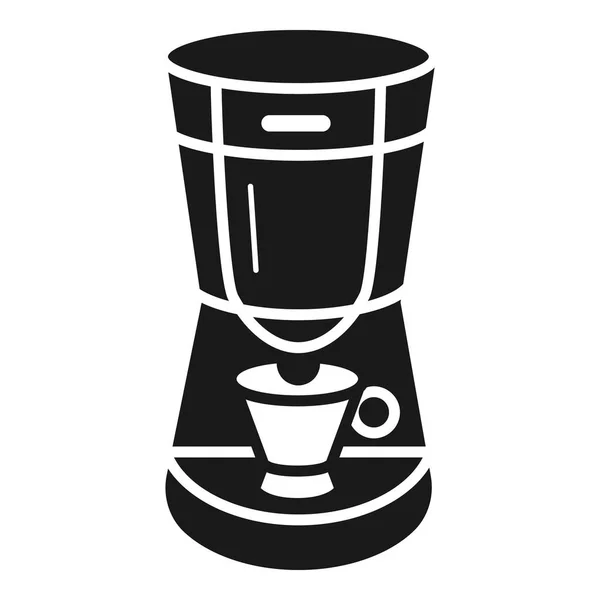 コーヒーマシンのアイコン、シンプルなスタイル — ストックベクタ
