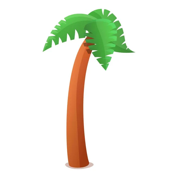 Palm tree ikon, tecknad stil — Stock vektor