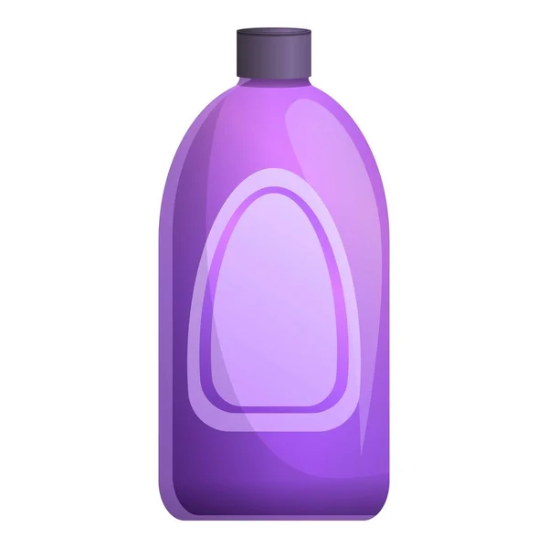 Empty cleaner bottle icon, cartoon style — 스톡 벡터