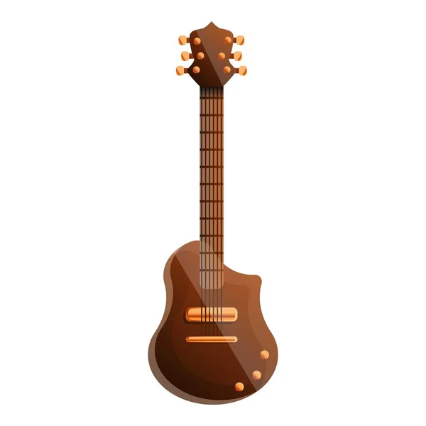 Gitara elektryczna ikona, stylu cartoon — Wektor stockowy