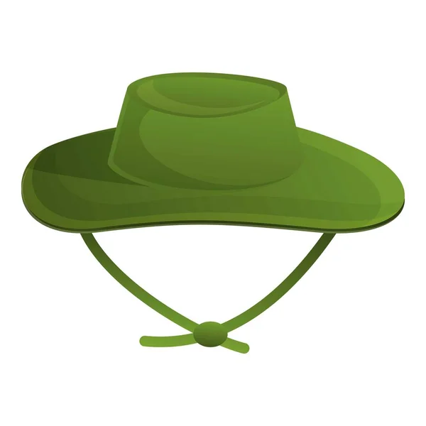 Chapeau de pêcheur icône, style dessin animé — Image vectorielle