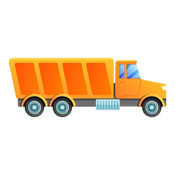 Cargo tipper icon, cartoon style — Stock Vector