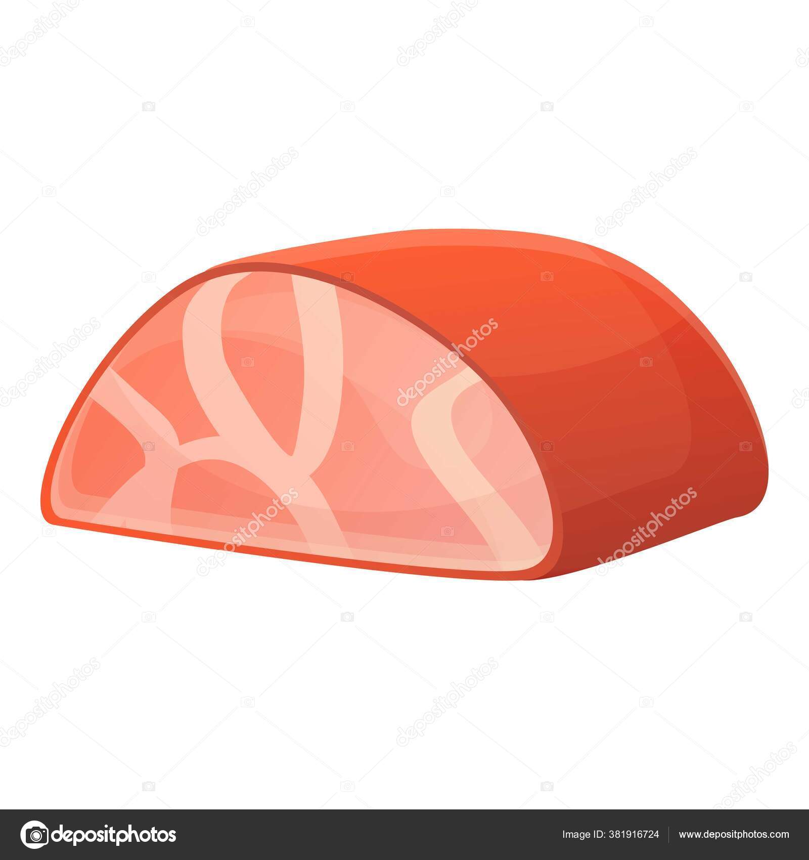 Delicieuse Icone De Viande Style Dessin Anime Image Vectorielle Par Nsit0108 C Illustration