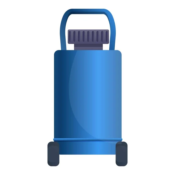 Garage air compressor icon, cartoon style — Stock Vector