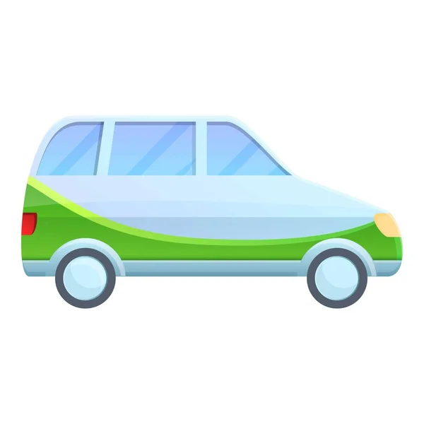 Future icône de voiture hybride, style dessin animé — Image vectorielle