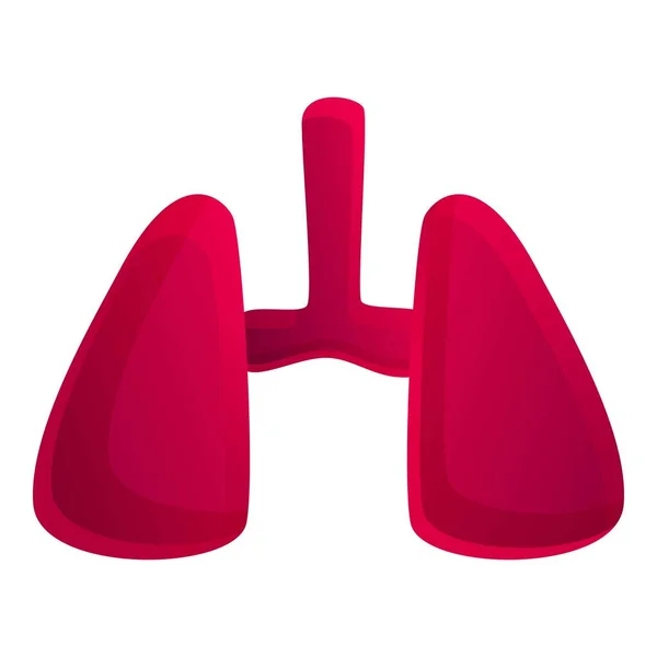 Gesunde Lungen, Cartoon-Stil — Stockvektor