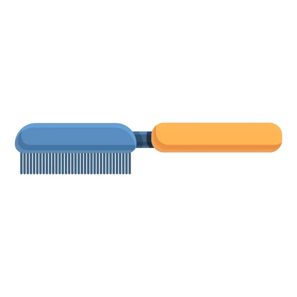 Groomer pet brush icon, cartoon style — Stock Vector