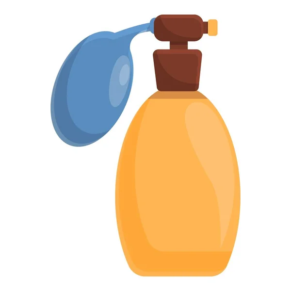 Groomer parfymflaska ikon, tecknad stil — Stock vektor