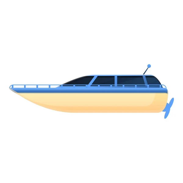 Tekne oyuncağı uzaktan kumanda simgesi, çizgi film tarzı — Stok Vektör