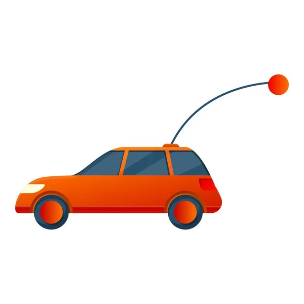 Kid coche icono de control remoto, estilo de dibujos animados — Vector de stock