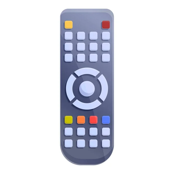 Music remote control icon, cartoon style — Stock Vector