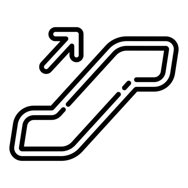 Reptéri lift ikon, körvonalazott stílus — Stock Vector