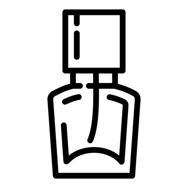 Icône de parfum, style contour — Image vectorielle